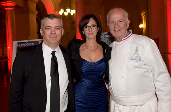 10. Le chef Laurent Bouvier, Françoise Sibilia (Chez Moss) et Jean-Paul Pignol