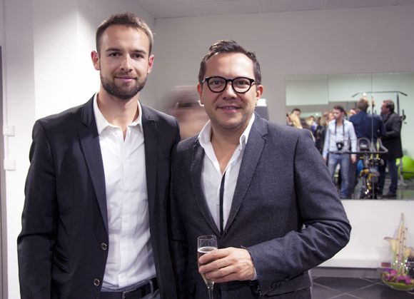 10. Emilien Jeannot (Entresport) et le couturier Nicolas Fafiotte