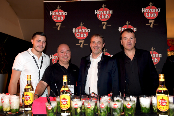 1. Jocelyn, Jean Burdy, Alain Potiron et Jérôme Bracco (Pernod Havana Club) 