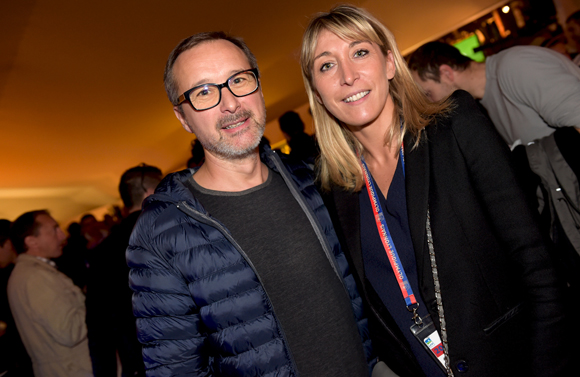 11. Jean-Christophe Grosshans (Radio Nostalgie) et Virginie Adnet (OL Média)