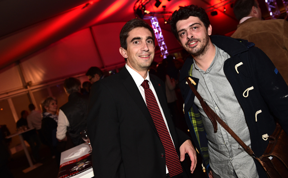 20. Yann Roubert, président du LOU Rugby et Pierre Benoit 