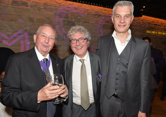 27. Jean-Paul Mauduy, président de la CCIR, Roland Bernard et Jérôme Maleski, conseiller municipal de Lyon 