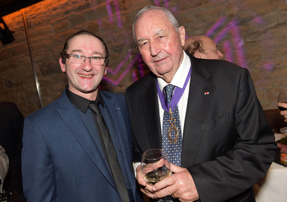 30. Christophe Romain (Le Chalut) et Jean-Paul Mauduy, président de la CCIR