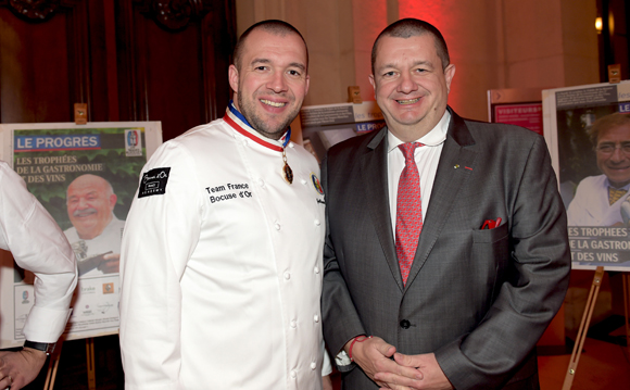 5. Guillaume Gomez, chef du Palais de l’Elysée et Christophe Marguin, président des Toques Blanches Lyonnaises