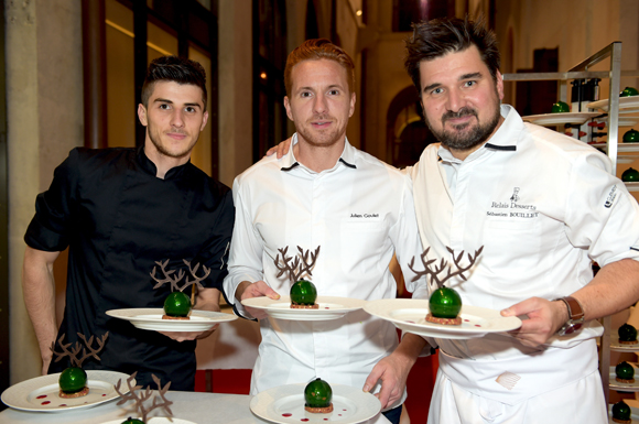 78. Les chefs pâtissiers, Guillaume Chaix, Julien Goulet et Sébastien Bouillet