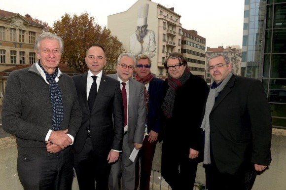 Fresque Paul Bocuse Lyon People 2