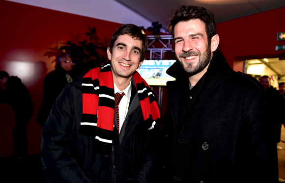 11. Yann Roubert, président du LOU Rugby et Régis Lespinas (US Oyonnax)