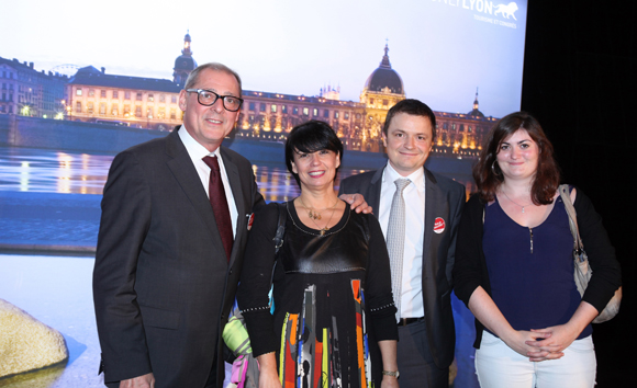 12. Eric Perruche, Carine Zenouda, Stéphane Geffroy et Noela Lepage (Aéroports de Lyon) 