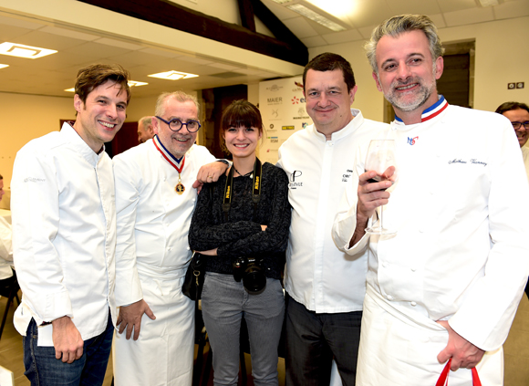 24. Grégory Cuilleron, Joseph Viola, Colyne Chouvet, Christophe Marguin et Mathieu Viannay