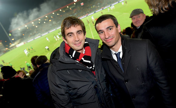 24. Yann Roubert, président du LOU Rugby et Yann Cucherat, adjoint aux sports