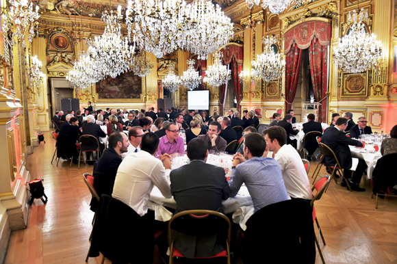 25. Le diner dans les salons de l’Hôtel de Ville