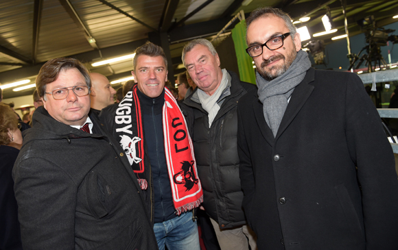 29. Franck Isaac-Sibille (LOU Rugby), Grégory Coupet, Marino Faccioli et Miguel Fernandez (Essentially)