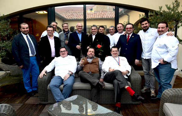 3. Michel Chapoutier, Christophe Marguin et le jury 2015