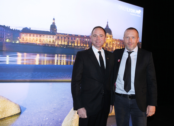 4. Vincent Le Roux (Paul Bocuse) et François Gaillard, directeur de Lyon Tourisme et Congrès