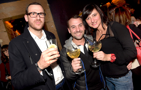 48. Olivier Gaugey (Comptoir de la Bourse), Maxime Lavorel (L’Horloge) et Séverine Eberhardt