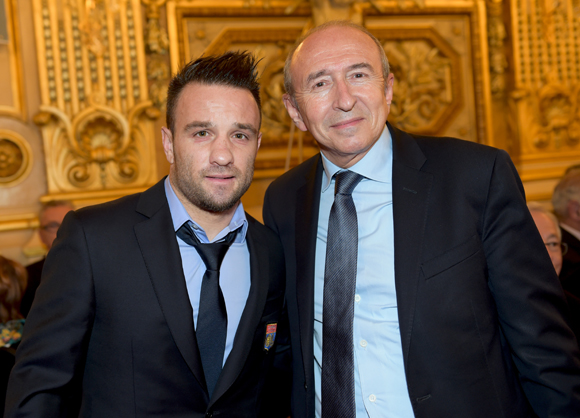 63. Mathieu Valbuena et Gérard Collomb