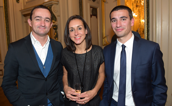 68. Jérôme Aguesse (Dalkia), son épouse Hélène et Yann Cucherat, adjoint aux sports