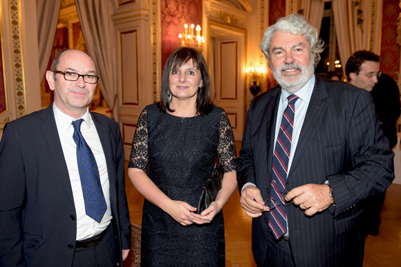 7. Patrick Cholmé (Croix-Rouge Française), Jocelyne Leblanc (Centre Léon Bérard) et Maitre Yves Bismuth