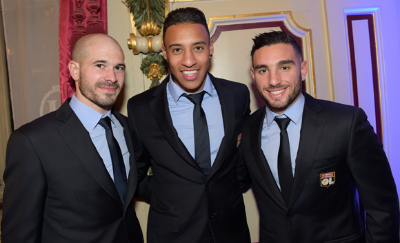 72. Christophe Jallet, Corentin Tolisso et Jordan Ferri (OL)