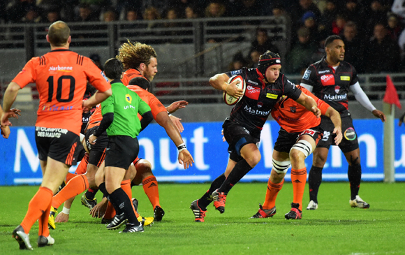 La charge victorieuse du LOU Rugby face à Narbonne