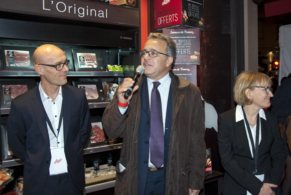 10. Discours de Denis Broliquier, maire du 2e, sous l’œil attentif de Patrick Collin