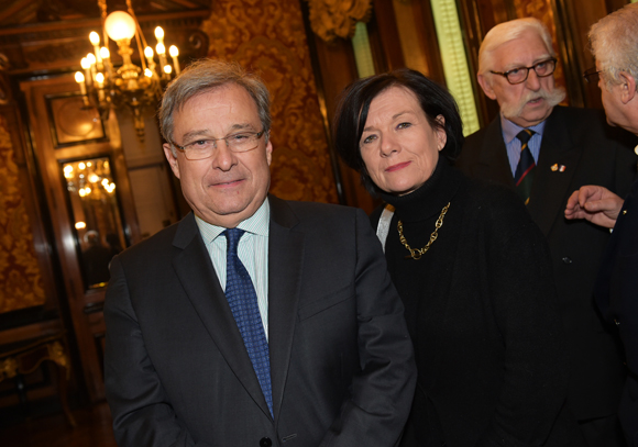 11. Emmanuel Imberton, président de la CCI de Lyon et son épouse Marie-Hélène
