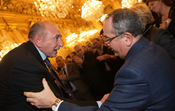 16. Gérard Collomb et Michel Delpuech, préfet du Rhône