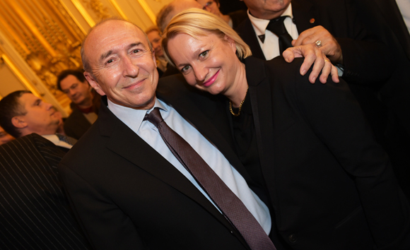 17. Gérard Collomb et son épouse  Caroline 