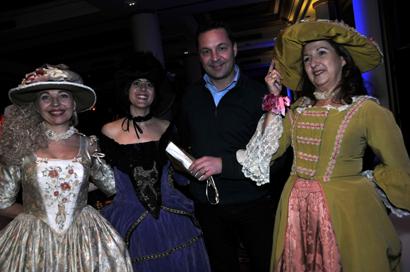 19 Béatrice Clarard, Stephanie Calixte, Laurent Gall (Ideal Cyanolit) et Laure Coubé (Château Perrache)