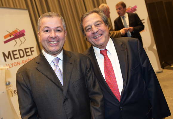 22.  Philippe Guerand (CCI Lyon) et François Turcas, président de la CGPME Rhône-Alpes