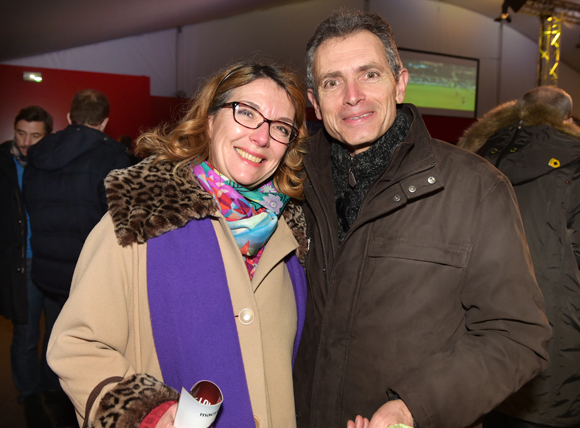 27. Joëlle Sapin (Groupama) et son époux Bruno