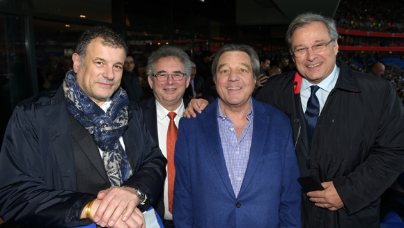 28. Gilles Demange (Orosa), Alain Audouard, président de la Chambre de Métiers, François Turcas, président de la CGPME Rhône-Alpes et Emmanuel Imberton, président de la CCI de Lyon