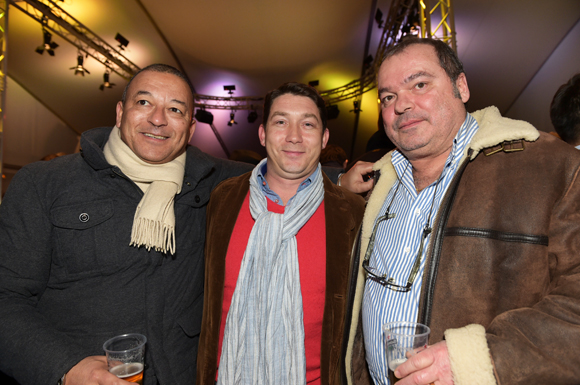 30. Tony Goupil (Champagne Pommery), Guillaume Robert-Delore (Mondial Protection) et Thierry Mus (CTM Nettoyage)