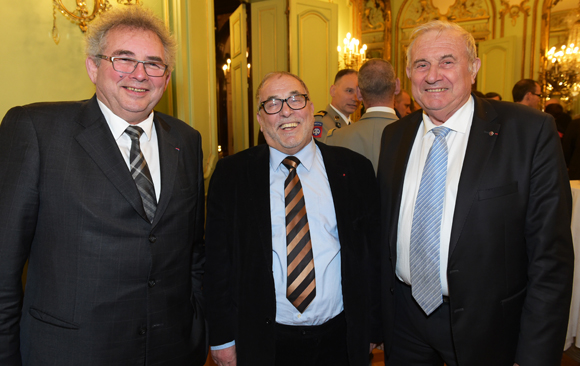 3. Alain Audouard, président de la Chambre de Métiers, Kamel Kabtane, recteur de la grande mosquée de Lyon et Michel Forissier, maire de Meyzieu