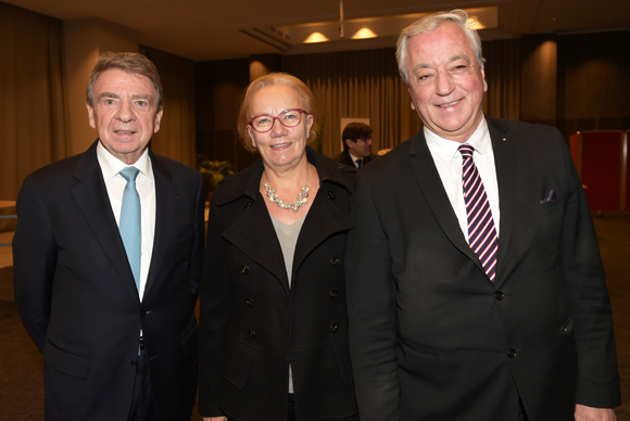 3. Bernard Fontanel, ancien président du Medef Lyon-Rhône, Claire Cerisola (Business Activ) et son époux Denis