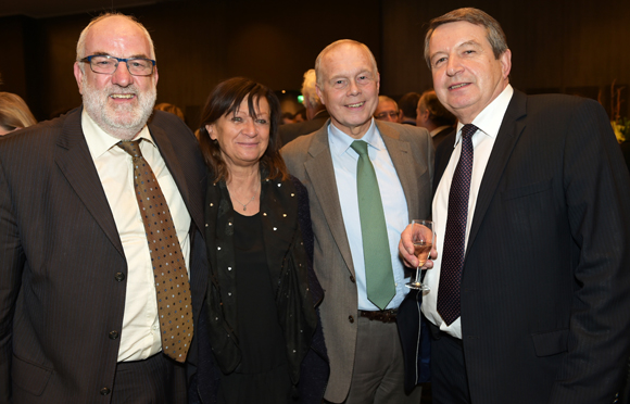 31. Jean-Roger Regnier (CCI Métropole), Marie-Françoise Villard (News), Bernard Gaud (Medef Régional) et François Rieffel (NCT)