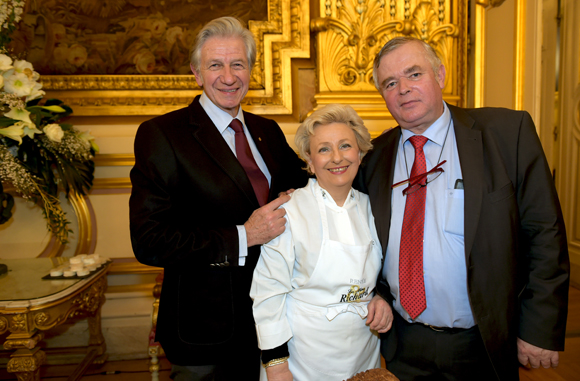 39. Claude Polidori (Maison Victoire), Renée Richard et Gérard Cormoreche, président du Crédit Mutuel Sud-Est