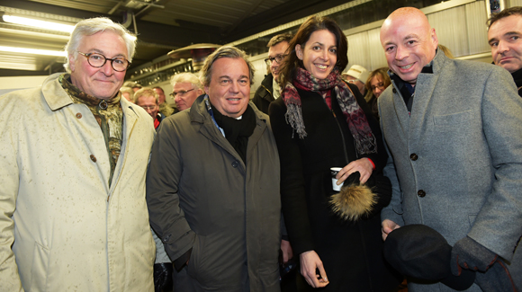 40. Xavier Moullin (GL Events), Olivier Ginon, président de GL Events, Myriam Soulas (GL Events) et Yvan Pattet (EM2C)