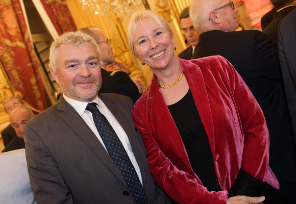 4. Jean-Louis Joly, DG du Medef Lyon-Rhône et Elisabeth Ayrault, présidente de la CNR