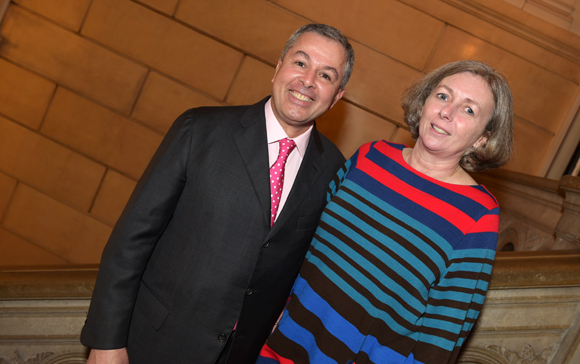 41. Philippe Guerand (CCI de Lyon) et son épouse Laure