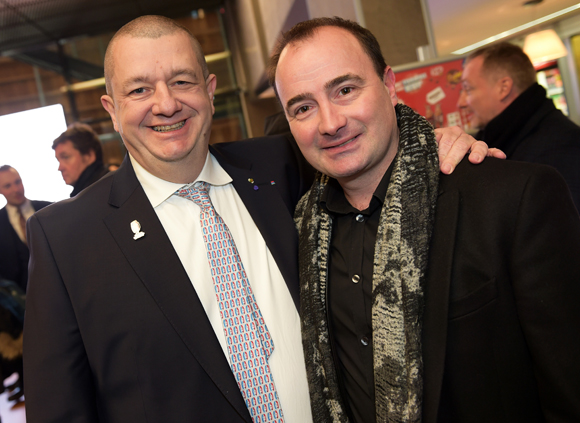 4. Christophe Marguin, président des Toques Blanches Lyonnaises et Fabrice Bonnot (Cuisine & Dépendance)