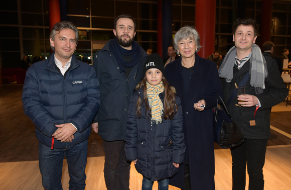 43. Cédric Denoyel, Vincent Carry, sa fille Mathilde, Florence Verney Carron, vice-présidente du Conseil régional et Damien Beguet (Arty Farty)