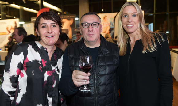 44. Christelle Cimetière (EMC), Marc Jean (Le Progrès) et Aline Germain (DS Automobile)