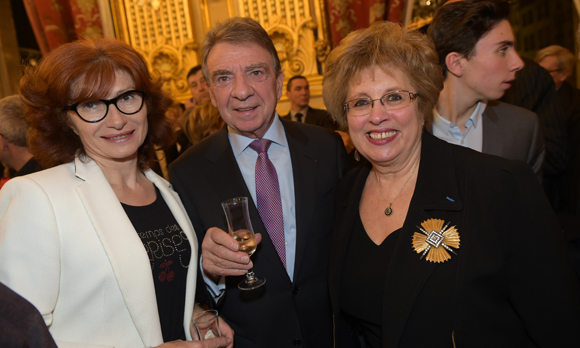 49. Isabelle Gonon (Byblos Group), Bernard Fontanel, ancien président du Medef Lyon et  Evelyne Haguenauer