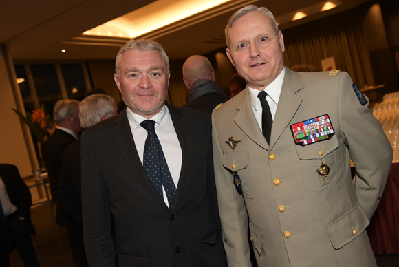 5. Jean-Louis Joly, DG du Medef Lyon-Rhône et le général Pierre Chavancy, gouverneur militaire de Lyon