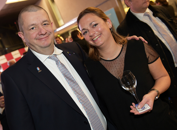 59. Christophe Marguin, président des Toques Blanches Lyonnaises et Sophie Castel (Château & Domaines Castel)