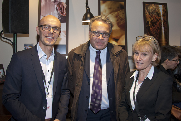 6. Patrick Collin (Directeur général du groupe Aoste), Denis Broliquier, maire du 2e et Nathalie Poncet (Directrice marketing du groupe Aoste)