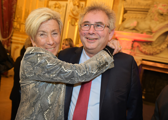 6. Yolande Gelpi et Alain Audouard, président de la Chambre de Métiers