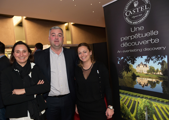 8. Delphine Dupont, Thibault Dusser et Sophie Castel (Château & Domaines Castel)