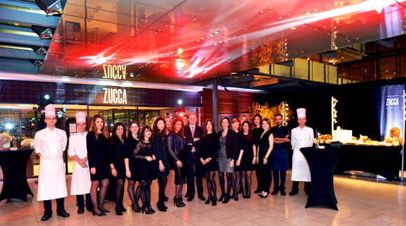1. L’équipe du Zucca et Mariott Hôtel 
